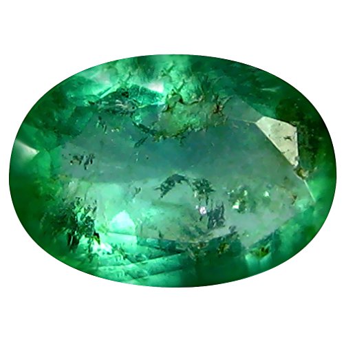 0.37 ct Oval Cut (6 x 4 mm) Unheated and Untreated Colombian Emerald Natural Loose Gemstone