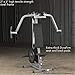Body-Solid (GPM65B) Dual Function PEC Machine - Plate Loaded, Adjustable Chest, Back & Shoulder Workout Equipment