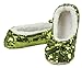 Snoozies Women's Ballerina Metallic Shine Sequin Slippers
