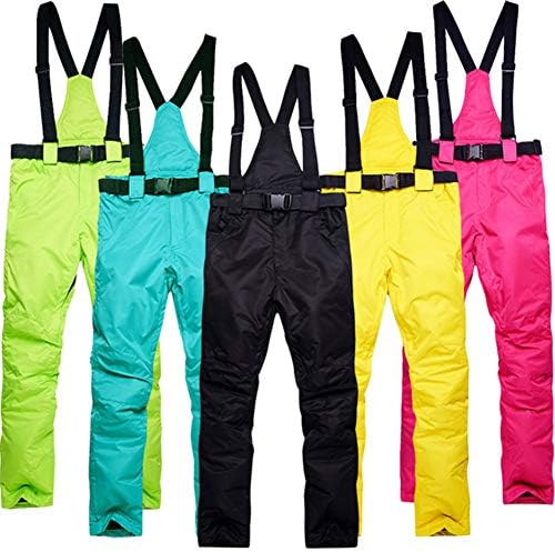Bemei 2018 Waterproof Warm Suspenders Ski Pants Colorful Breathable Ski Trousers Snowboard Camping Cycling Pants for Men and Women