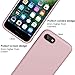 iPhone 8 Case, iPhone 7 Case, JASBON Liquid Silicone Phone Case with Free Screen Protector Gel Rubber Shockproof Cover Full Protective Case for Apple iPhone 8/7 - Sand Pink