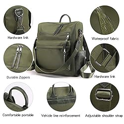 Women's Fashion Backpack Purse Multipurpose Design