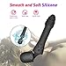 G spot Dildo Vibrator for Women Clitoral Vibrating for Intense Orgasm, Adult Sex Toys for Solo Couple Massage Flirting,7 Modes 107.6°F Heated for Realistic Vaginal Clitoris Anal Stimulation (Black)