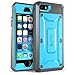 SUPCASE Unicorn Beetle Pro Series Phone Case for iPhone 5SE, with Built-in Screen Protector Full-Body Rugged Holster Case for Apple iPhone 5SE (Blue)