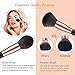 BESTOPE 18 Piece Makeup Brushes Set Premium Kabuki Brushes Synthetic Foundation Blending Blush Face Eyeliner Shadow Brow Concealer Lip Brush Tool Beauty Collection Cosmetic Brushes Kit