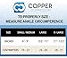 Copper Compression Foot Sleeves - Plantar Fasciitis, Achilles, Ankle Support Brace Socks - Day / Night Relief from Heel Spurs, Arch Pain, Swelling, Soccer Injuries, Golf, Running - 1 Pair Black - XL