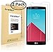 [2 Pack] iVoler [Tempered Glass] Screen Protector for LG G4, [0.2mm Ultra Thin 9H Hardness 2.5D Round Edge] with Lifetime Replacement Warranty