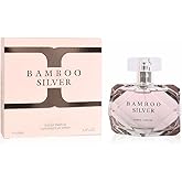 VENEZIO PROFUMO Bamboo Silver Perfume for Women 3.4oz/100ml Eau De Parfum, Floral and Woody Fragrance for Women with Elegant Bottle