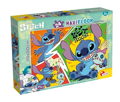 Lisciani Giochi 109760 Disney Puzzle df Maxi Floor 24 lilo & Stitch