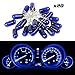Instrument Cluster Lights,cciyu Blue 4.7mm Mini LED Bulbs 12 V Interior Light Bulbs Dashboard Incandescent Light 20 pcs