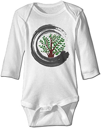 ScotchBlue Bonsai Tree ZEN Autumn Long Sleeve Newborn Baby Boys Girls Climb Romper | Crawling Clothes