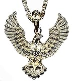N-EAGLE (Gold Tone) Elvis Style Eagle Necklace 3