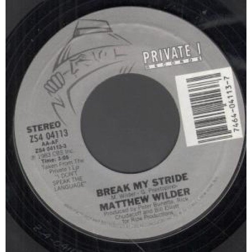 MATTHEW WILDER - Pegasus 45 - Private I - Label # ZS4 04113      AA-AF-ZS4 04113-3 - Zortam Music