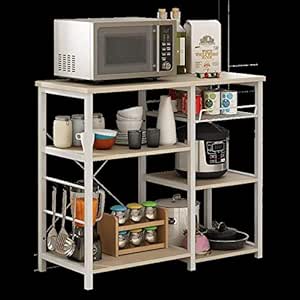 Estante de cocina simple y práctico, para microondas, horno ...