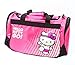Hello Kitty Sports Duffle Bag, Hot Pink, 20.5 x 11.8-Inch