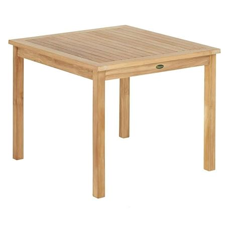 ROG garden-line TL8132: TEAK TISCH CARDIFF FEST 90x90 CM