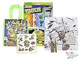 Nickelodeon TMNT Teenage Mutant Ninja Turtles Party Favors, with Tattoos and Tote Bag