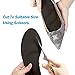 High Heel Pads for Women with 4D High Heel Cushion & Arch Supports Anti-Sweat Comfortable High Heel Inserts Relieve Plantar Fasciitis, Arch Pain,Ball of Foot Pain and Heel Pain (Black)