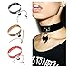 JOJO & LIN Goth Gothic Accessories Handmade Chokers for Women Collar Necklace (Black Heart Locket)