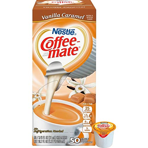 Coffeemate Vanilla Caramel Liquid Creamers (Box of 50) Pricepulse
