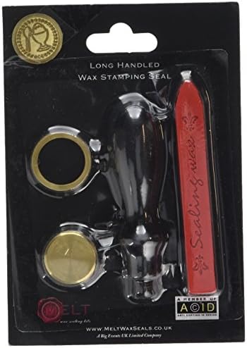 MELT Wax Stamp, Boiled Egg Chicken Poultry Coin Seal and Red Wax Stick XWSC021-Kit (S18)