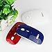 Slim Wireless Computer Mouse for Laptop Optical Ergonomic USB Mice 2.4G Cordless Mice for Laptop Notebook PC red Color by SOONGO