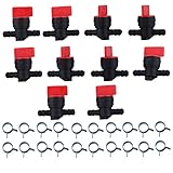 Hipa (Pack of 10 1/4" Inline Fuel Cut Off Shut Off Valve for Briggs & Stratton 493960 494768 698183 Oregon 07-406 John Deere AM36141 AM107340 Toro 54-3150 1-603770