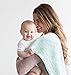 Amazing Baby Muslin Swaddle Blankets, Set of 4, Premium Cotton, Paradise, Pastel SeaCrystal
