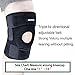 BERTER Knee Brace Open Patella Stabilizer Neoprene Knee Support for Men Women Running Basketball Meniscus Tear Arthritis Joint Pain Relief ACL