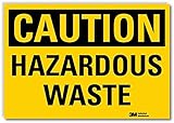 SmartSign "Caution - Hazardous Waste" Label | 10" x