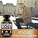 Caffeine Pills with L-Theanine - 120 Capsules - Energy & Focus Supplement - 100mg Caffiene & 200 mg LTheanine Per Serving