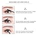4D Silk Fiber Mascara with Contour Stick,Liquid Long Lasting Waterproof Mascara Black,Smudge Free Lengthening Eyelash For Hypoallergenic Sensitive Eyes,Highlighters Makeup