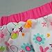 Fitwarm Washable Pink Floral Female Pet Dog Diaper Sanitary Pants Season Heat Nappies Clothes Apparel, Small