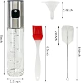 YAOTROOP 100ml Oil Sprayer Dispenser with Brush for BBQ & Cooking view 2