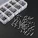 Box 500pcs 10 Fishhooks 10 different sizes fish hooks fishing barbed