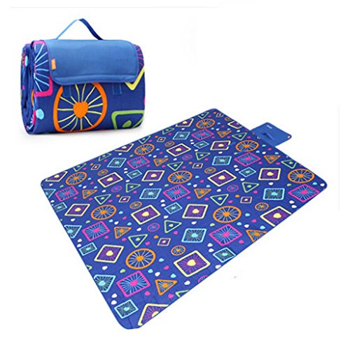 Picnic Blanket Water-Resistant Beach Blanket Tote 79 * 59 inch