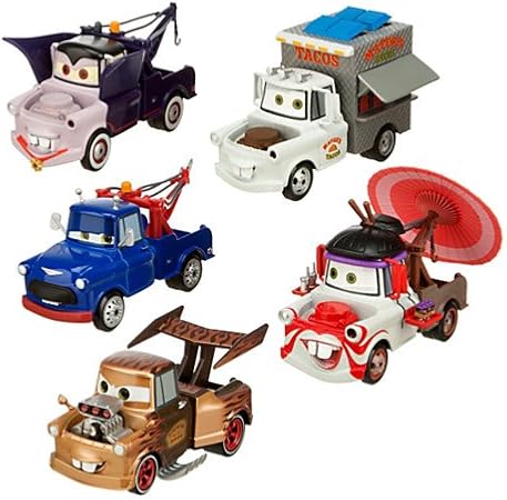 Amazon Disney Cars2 カーズ 2 トゥ メーター プレイセット Mater Die Cast Set 5種類セット ミニカー ダイキャストカー おもちゃ