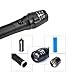 Super Bright LED Flashlight ustopfire 2000 Lumen Rechargeable Tactical Military XML T6 Zoomable Handheld Flashlight, Waterproof Light Torch with 18650 Battery and 2 Chargers