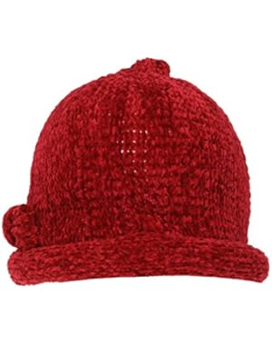 August Women's Charming Roll Up Hat, Red