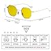 Sunglasses for women RAYSUN Small Metal Frame Asymmetry Temple Unisex Square Oval Non-polarized Sun Glasses