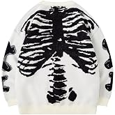 Vamtac Mens Oversized Sweater Vintage Graphic Pullover Crewneck Knit 2026 | Streetwear Jumper, Long Sleeve, Soft Stretchy, Everyday Wear, Casual, Vacation, Layering for Warmth, Fall and Winter