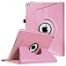 Fintie iPad 9.7 2018 2017 / iPad Air 2 / iPad Air Case - Multiple Angles Stand Smart Protective Cover with Auto Sleep Wake for iPad 9.7 inch (6th Gen, 5th Gen) / iPad Air 2 / iPad Air, Pink