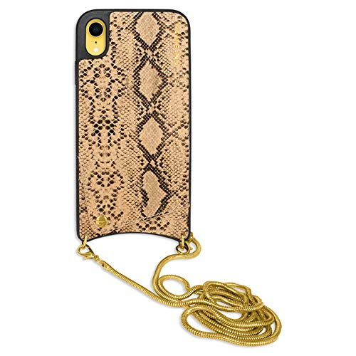 519nJQ%2B8Z3L mtb more energy® Collar Snake para Apple iPhone XR (6.1'') - Oro - Funda Protectora ponible con Cadena de Metal… mtb more energy® Collar Snake para Apple iPhone XR (6.1'') - Oro - Funda Protectora ponible con Cadena de Metal…