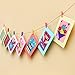 Woaiwo-q 20 Pack Wall Deco DIY Paper Photo Frame with Mini Clothespins - Fits 4