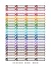 Monthly Planner Stickers Rainbow Barbell Workout Gym Fitness Stickers Planner Labels Compatible with Erin Condren Vertical Life Planner