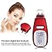 Skin Analyzer Anself Cordless & Portable Facial Moisture Monitor with LCD Display Water Oil Tester Skin Care Device for Beauty Salon Spa Home Travel (White-1)