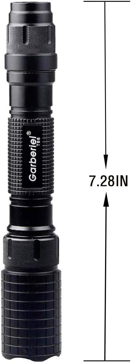 2 Sets 4000 Lumens 5 Modes LED Flashlight and Battery & Charger USA, High Lumens Flashlights, Flashlight Rechargeable - - 
