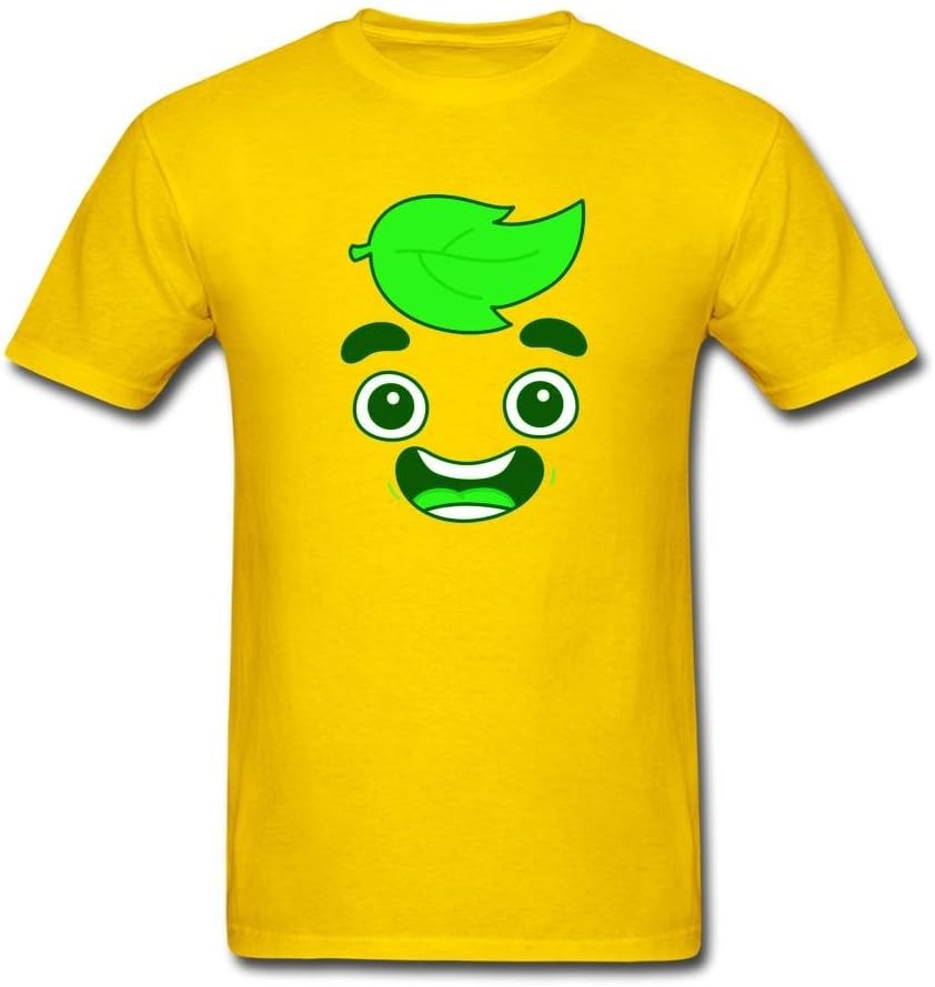 Michaner Walosde Men's Guava Juice Youtuber Cartoon Design T Shirt