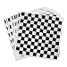 Creative Juice Cafe Black Check Dry Wax Paper Deli Wrap and Basket Liner | 25ct