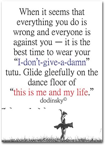 This Is Me And My Life — Inspirational and Decorative Quotable Magnet